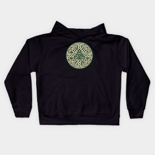 Eternal Celtic Knotwork Mandala Art 3 Kids Hoodie